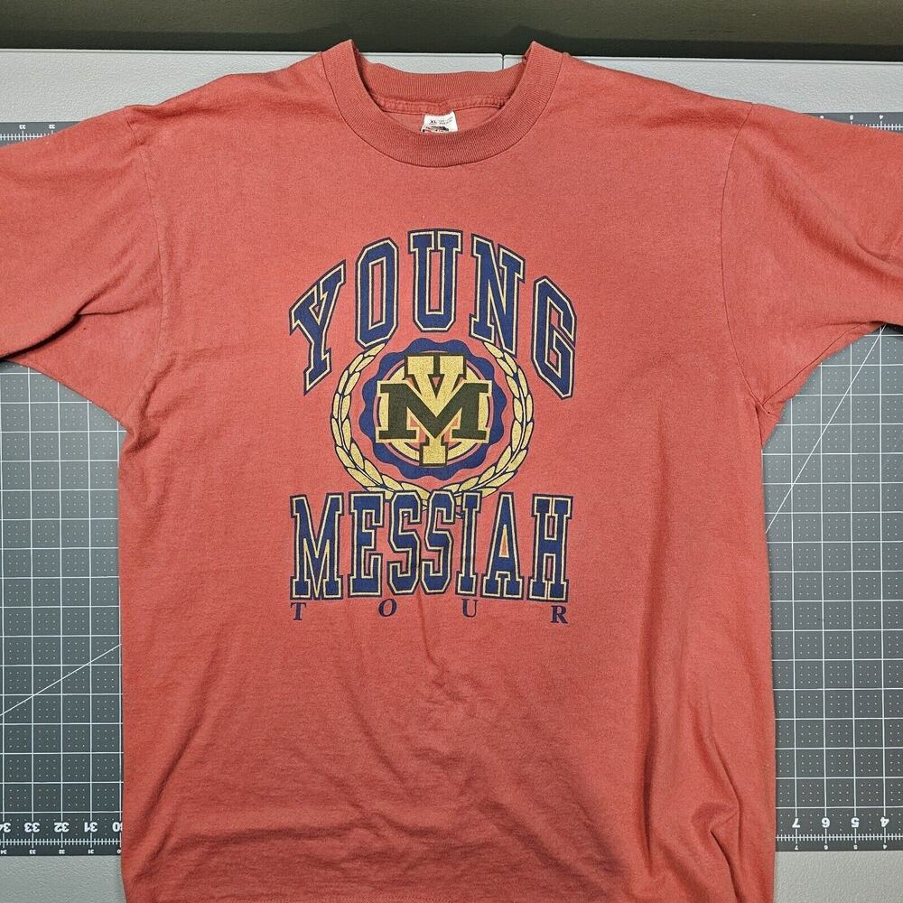 Vintage Young Messiah Tour Tshirt xl 90s Christian Jesus Concert Single Stitch